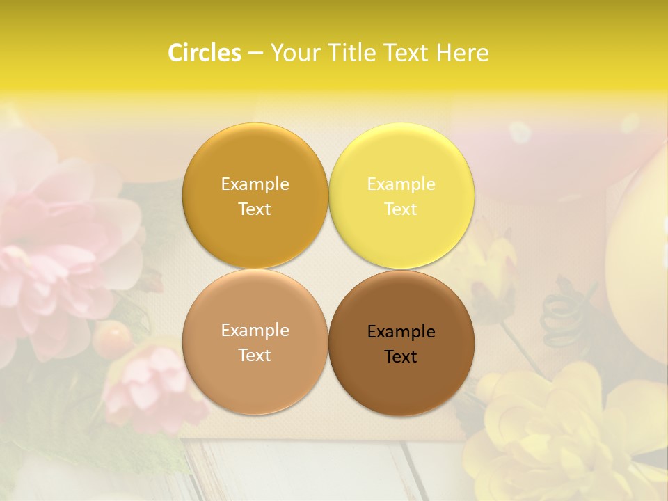 Colorful Flower Spring PowerPoint Template