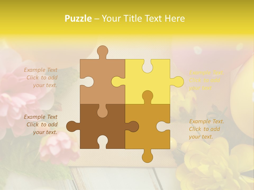 Colorful Flower Spring PowerPoint Template