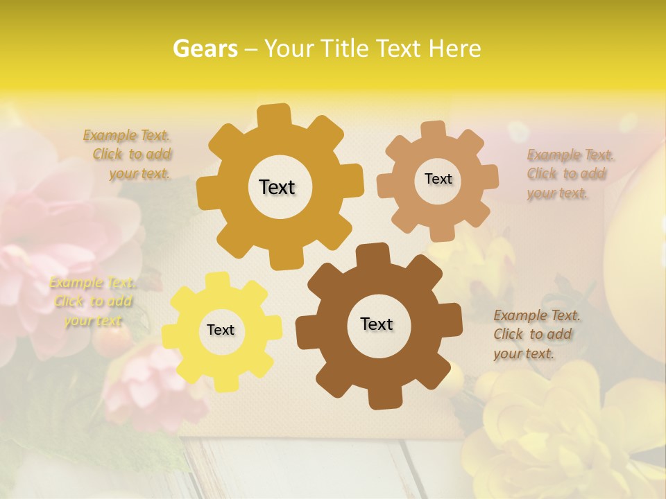 Colorful Flower Spring PowerPoint Template