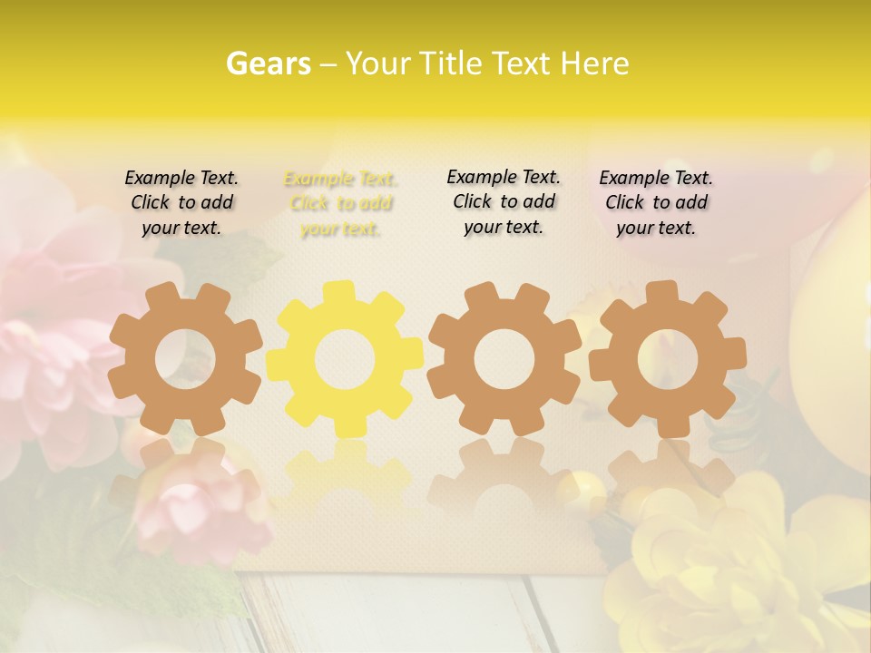 Colorful Flower Spring PowerPoint Template