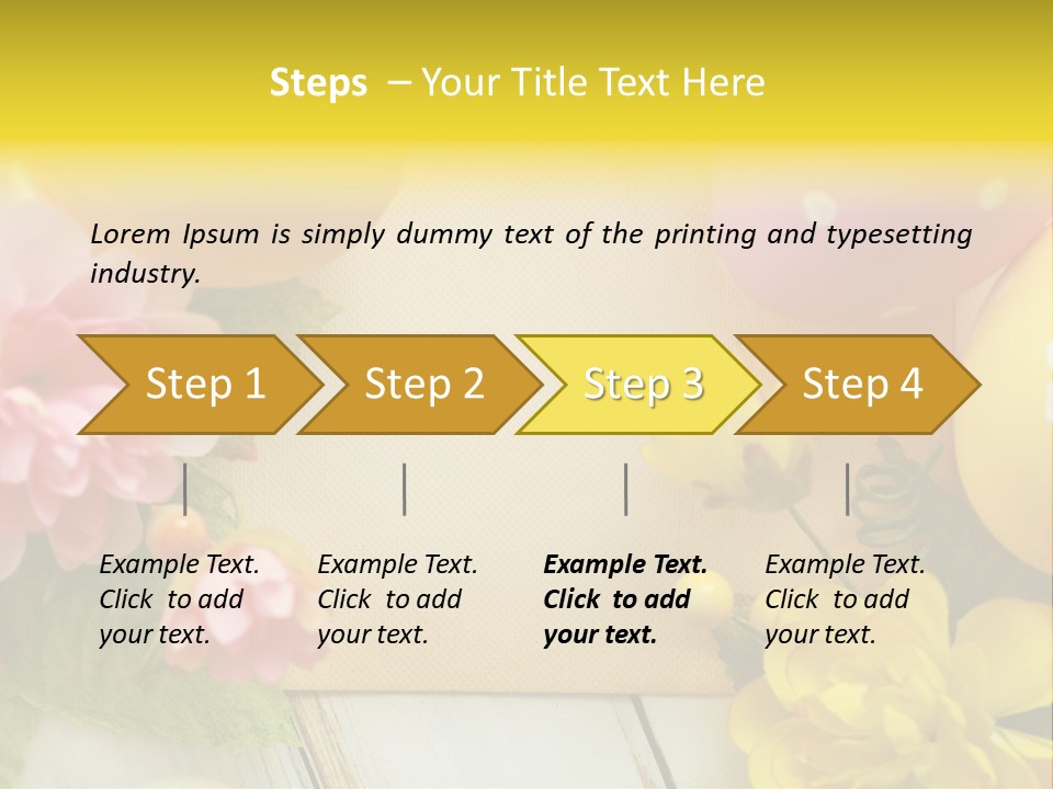Colorful Flower Spring PowerPoint Template