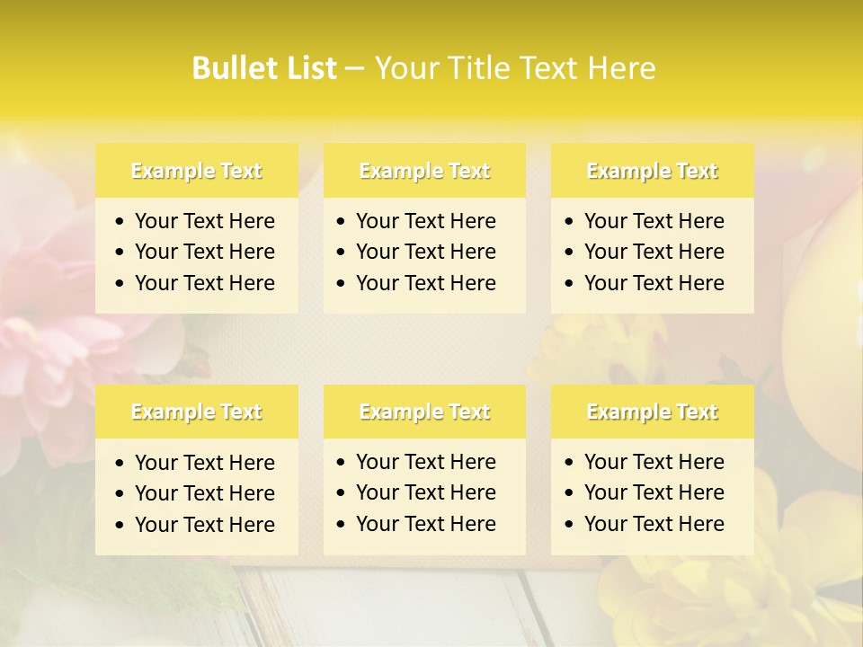 Colorful Flower Spring PowerPoint Template