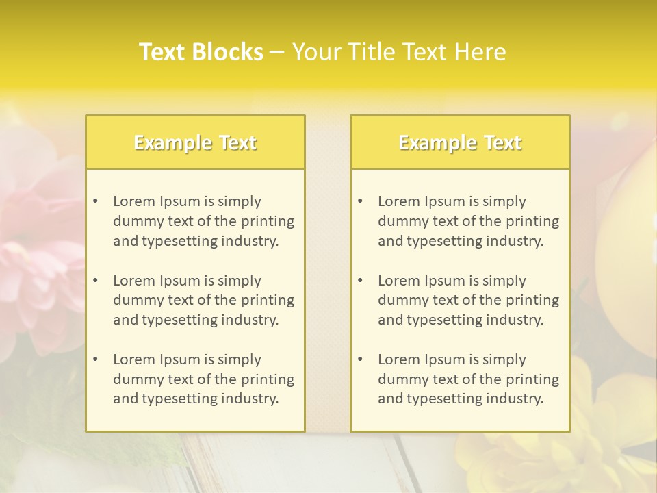 Colorful Flower Spring PowerPoint Template