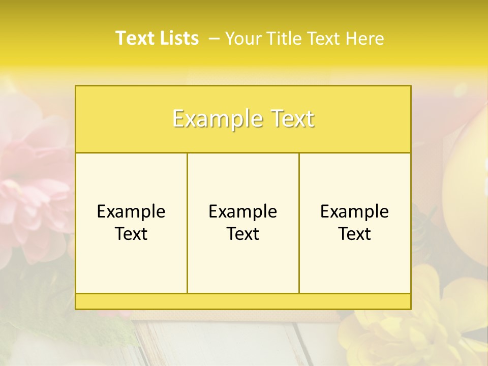 Colorful Flower Spring PowerPoint Template