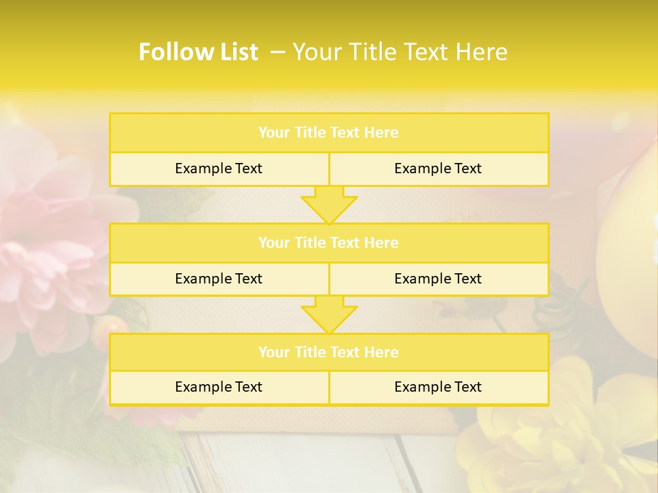Colorful Flower Spring PowerPoint Template