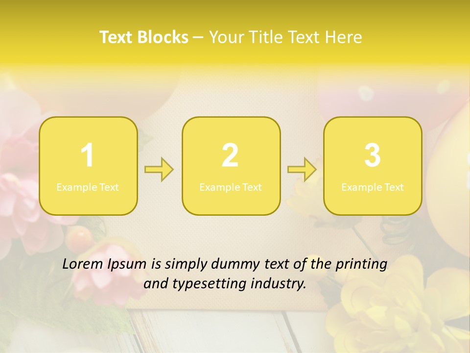 Colorful Flower Spring PowerPoint Template