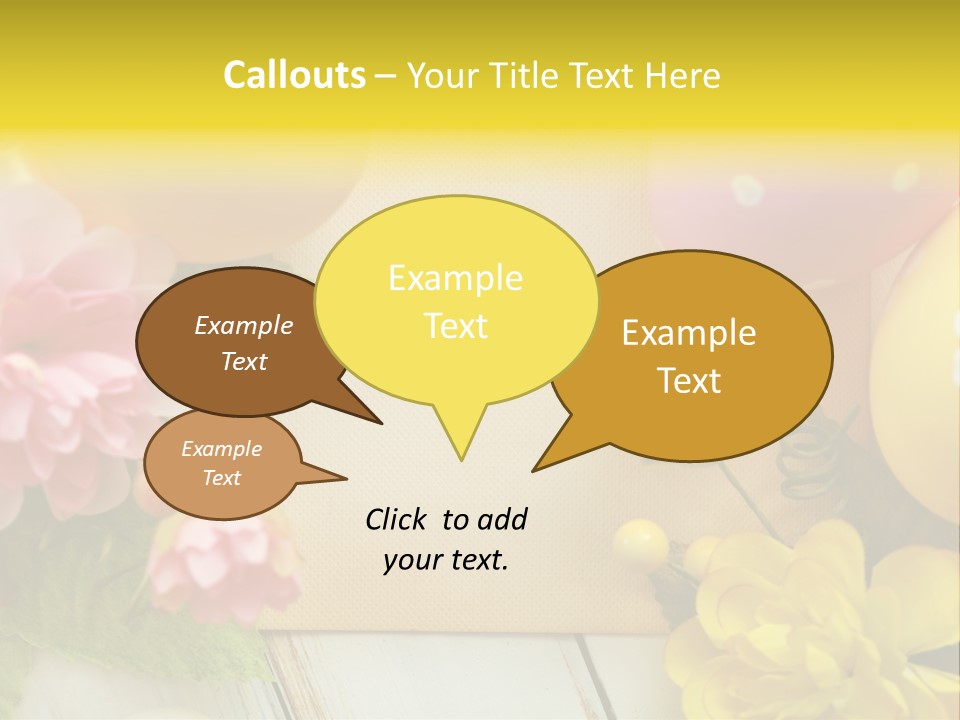 Colorful Flower Spring PowerPoint Template