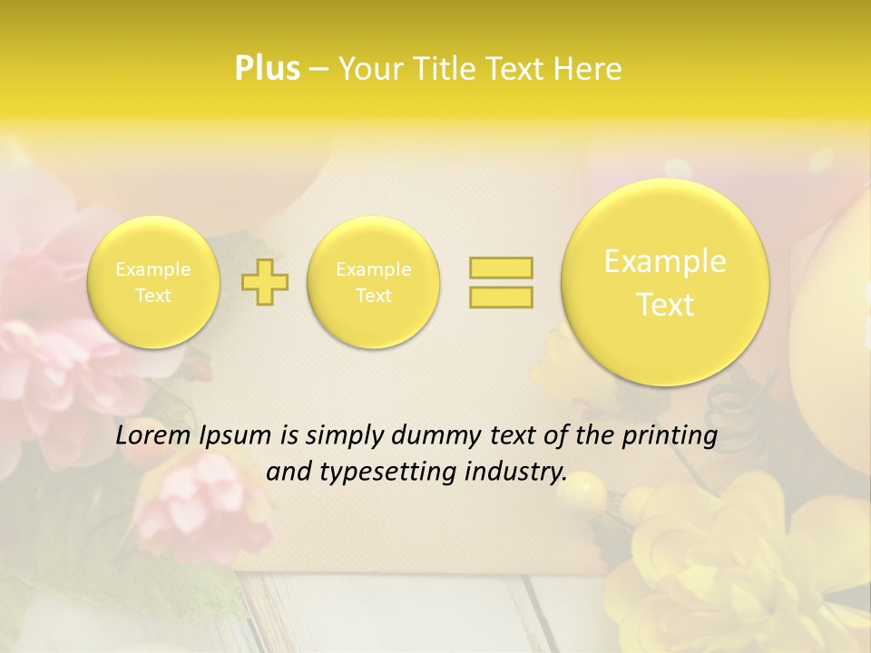 Colorful Flower Spring PowerPoint Template