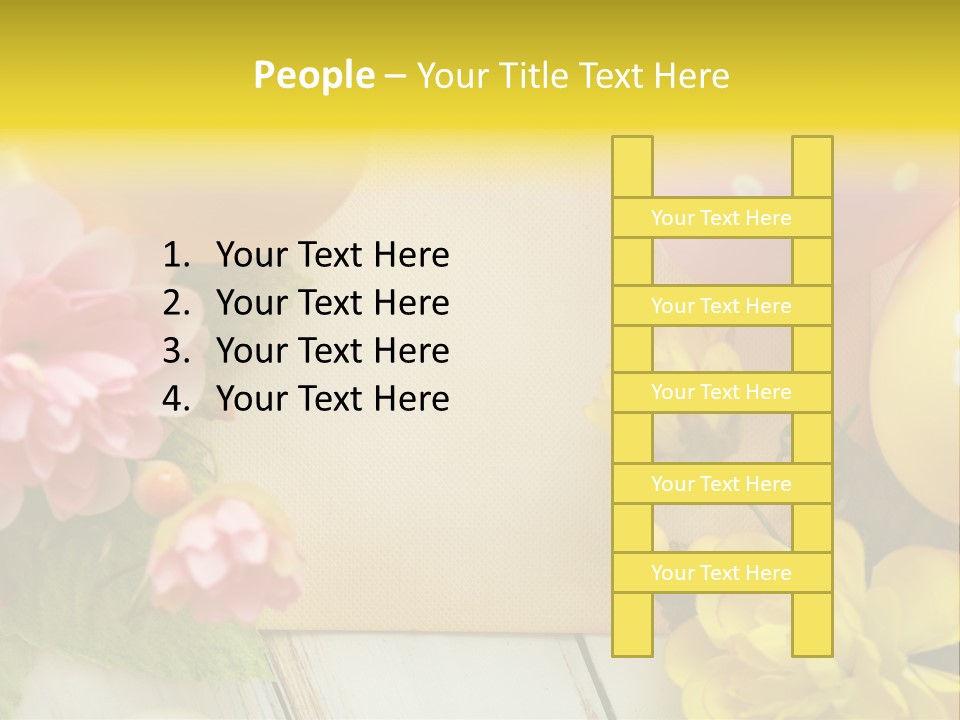 Colorful Flower Spring PowerPoint Template