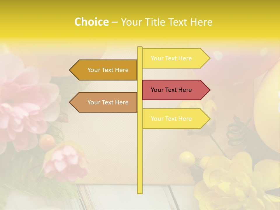 Colorful Flower Spring PowerPoint Template