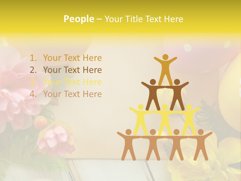 Colorful Flower Spring PowerPoint Template