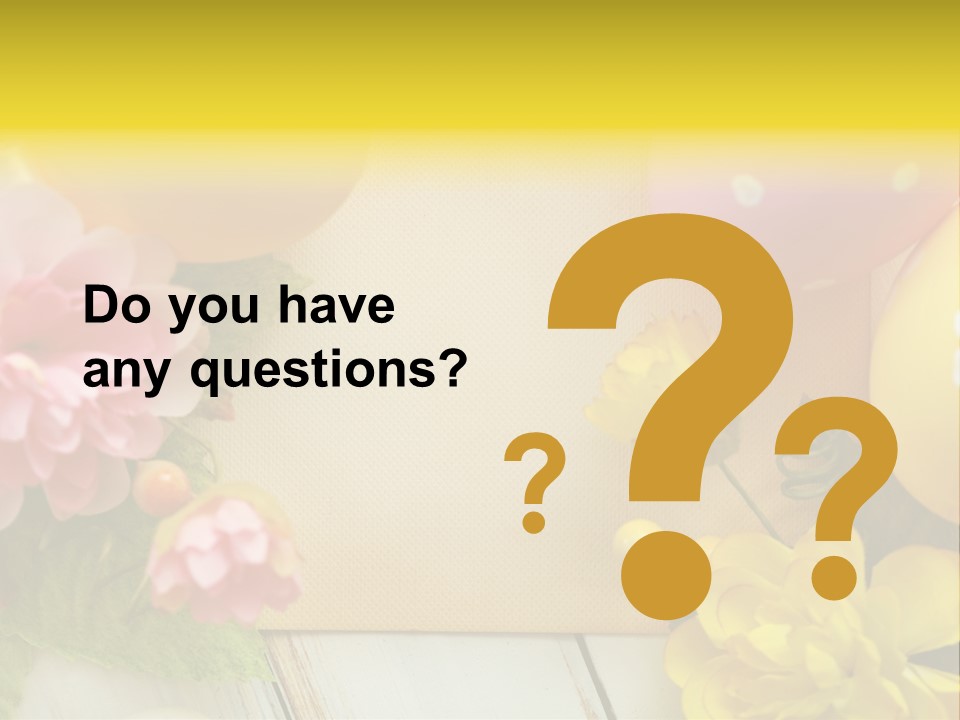 Colorful Flower Spring PowerPoint Template