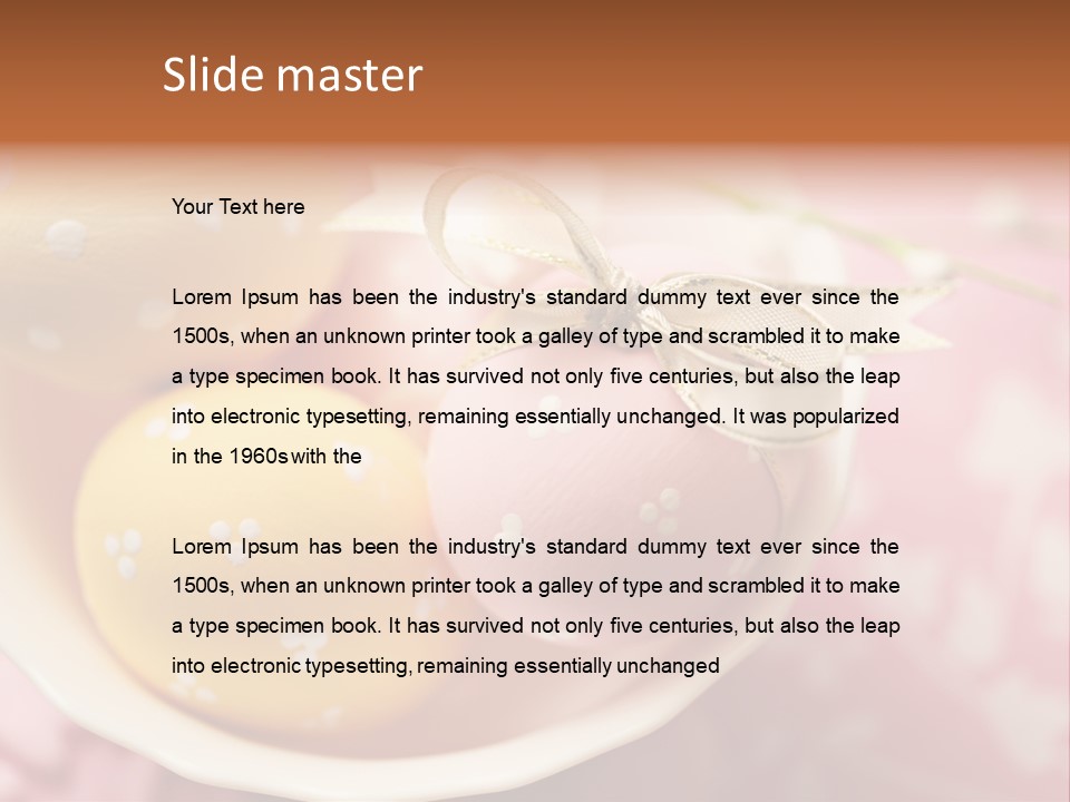 Egg Painted Color PowerPoint Template