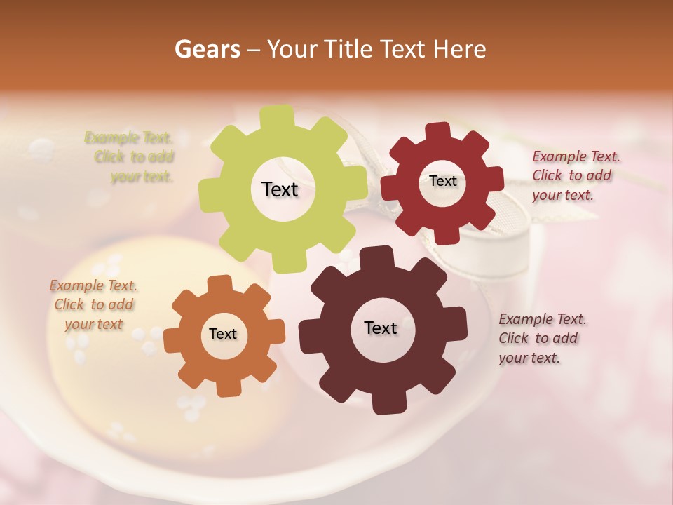 Egg Painted Color PowerPoint Template