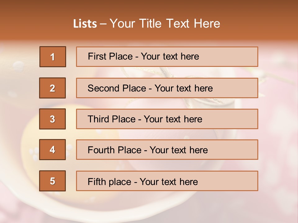 Egg Painted Color PowerPoint Template