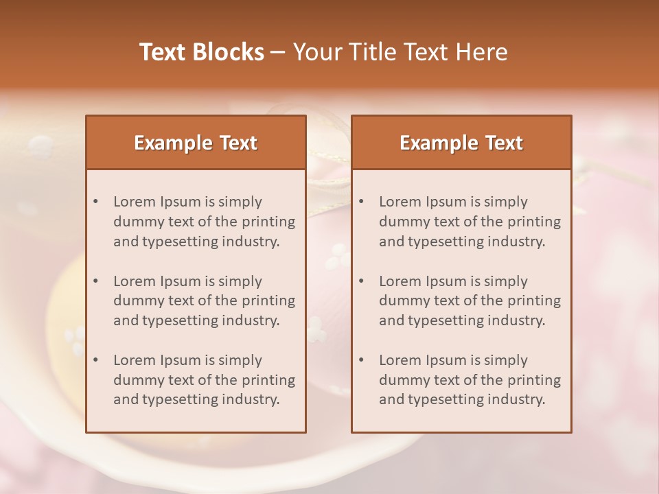 Egg Painted Color PowerPoint Template