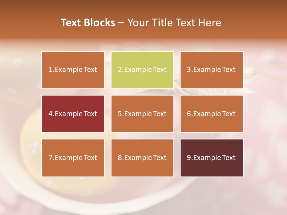 Egg Painted Color PowerPoint Template