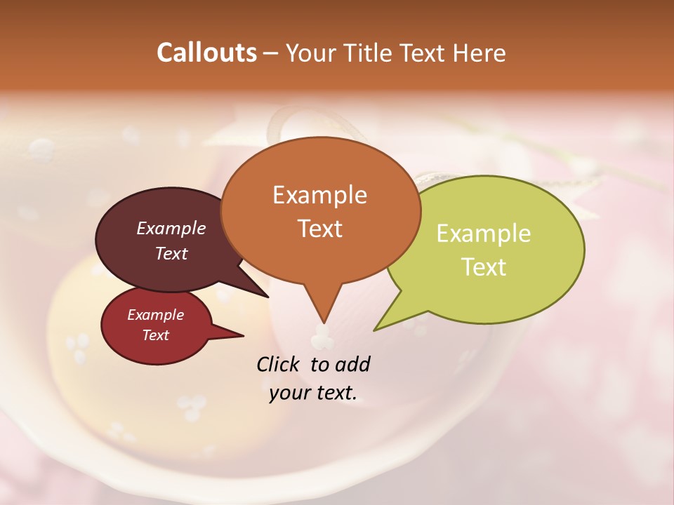 Egg Painted Color PowerPoint Template