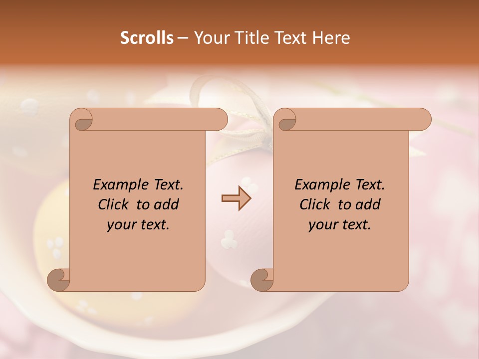 Egg Painted Color PowerPoint Template