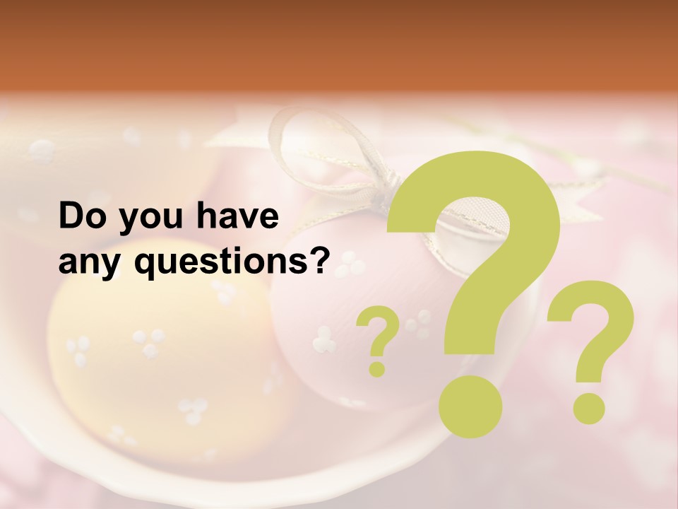 Egg Painted Color PowerPoint Template