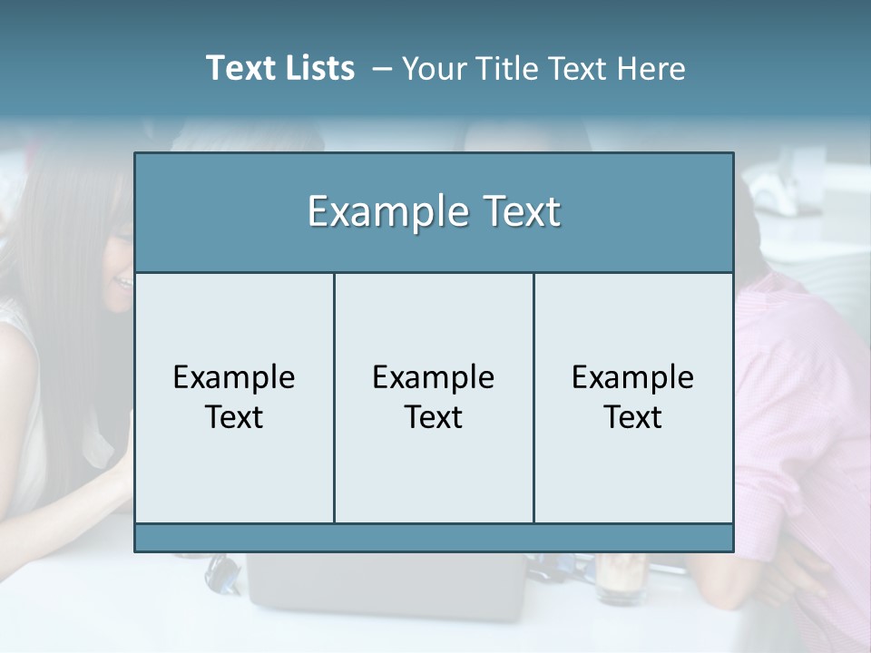 Food Friends Laptop PowerPoint Template