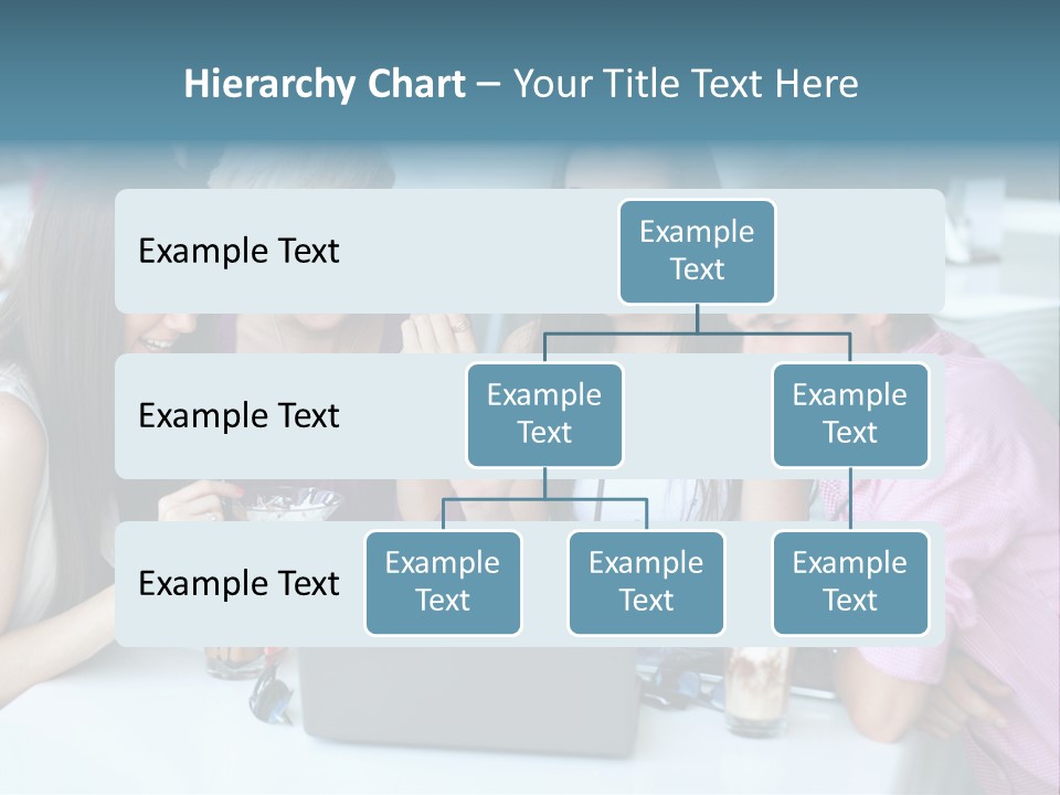 Food Friends Laptop PowerPoint Template