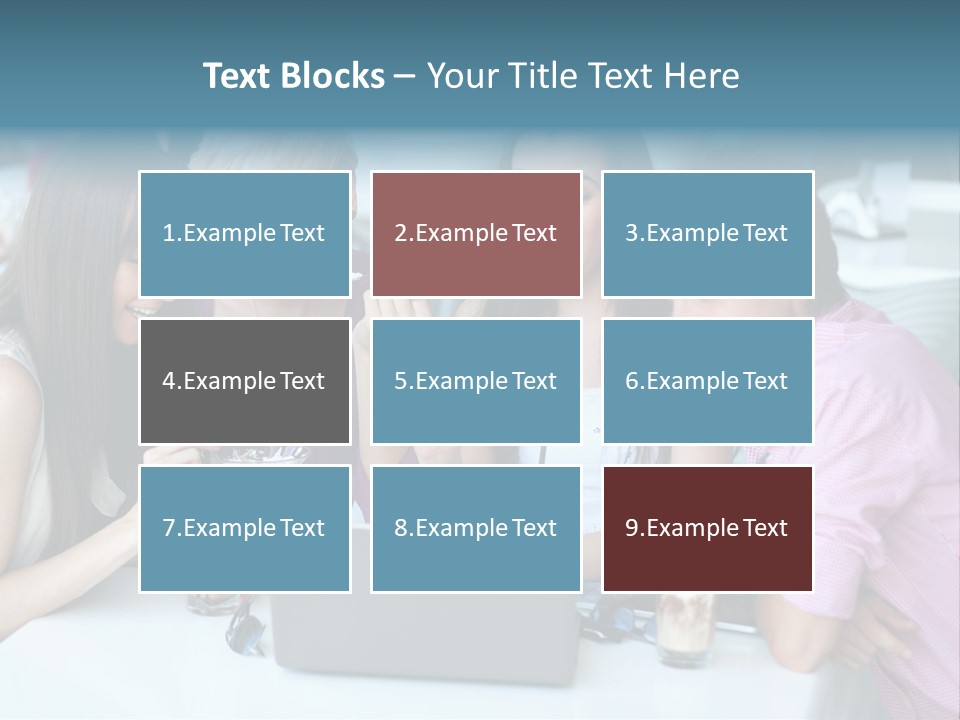 Food Friends Laptop PowerPoint Template