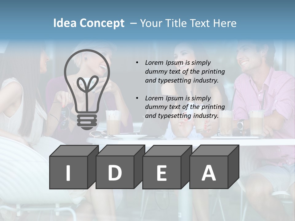 People Modern Happy PowerPoint Template