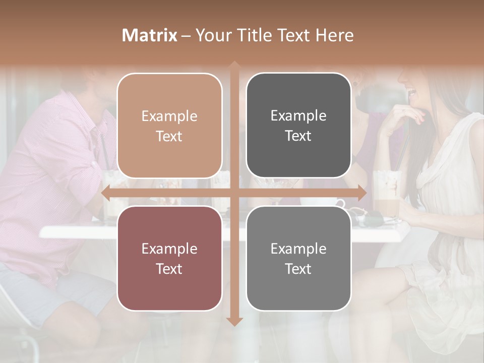 Drink Cafe Clothing PowerPoint Template