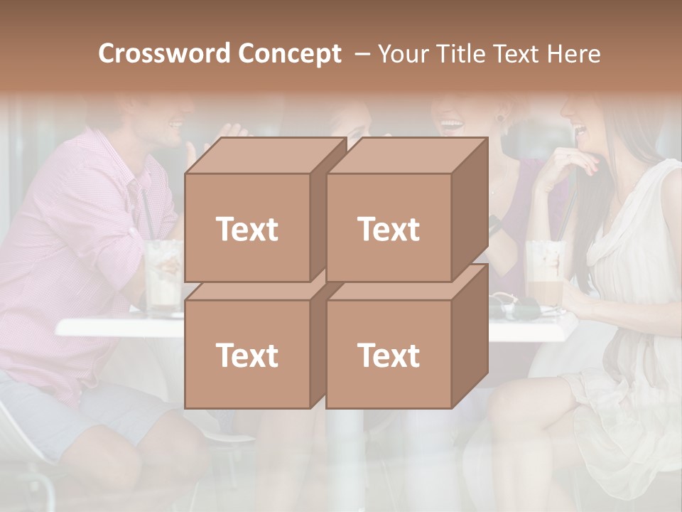 Drink Cafe Clothing PowerPoint Template