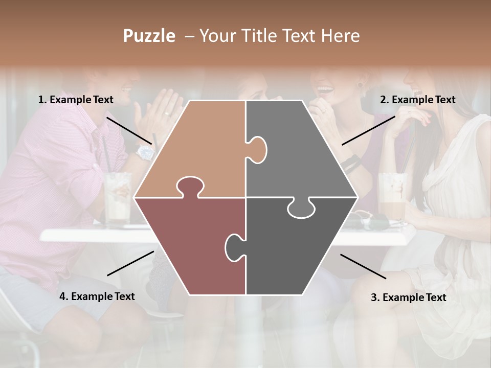 Drink Cafe Clothing PowerPoint Template