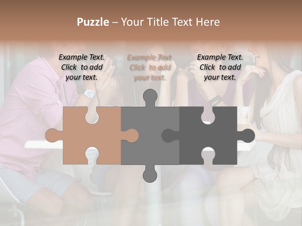 Drink Cafe Clothing PowerPoint Template