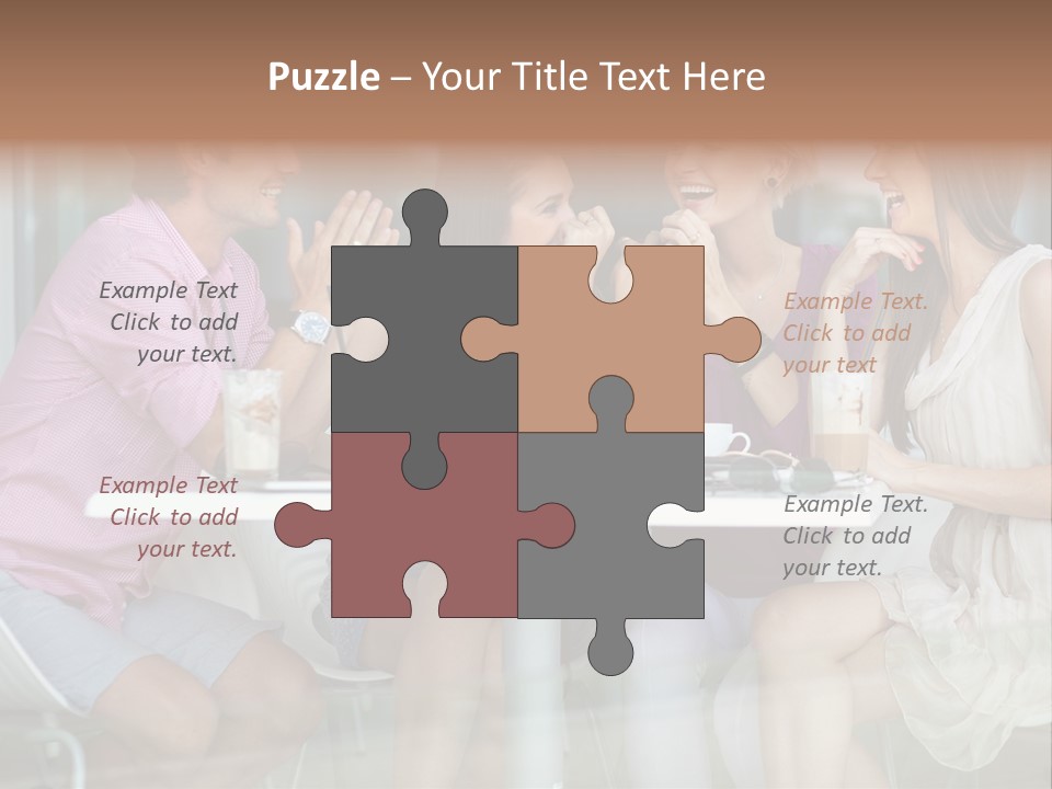 Drink Cafe Clothing PowerPoint Template