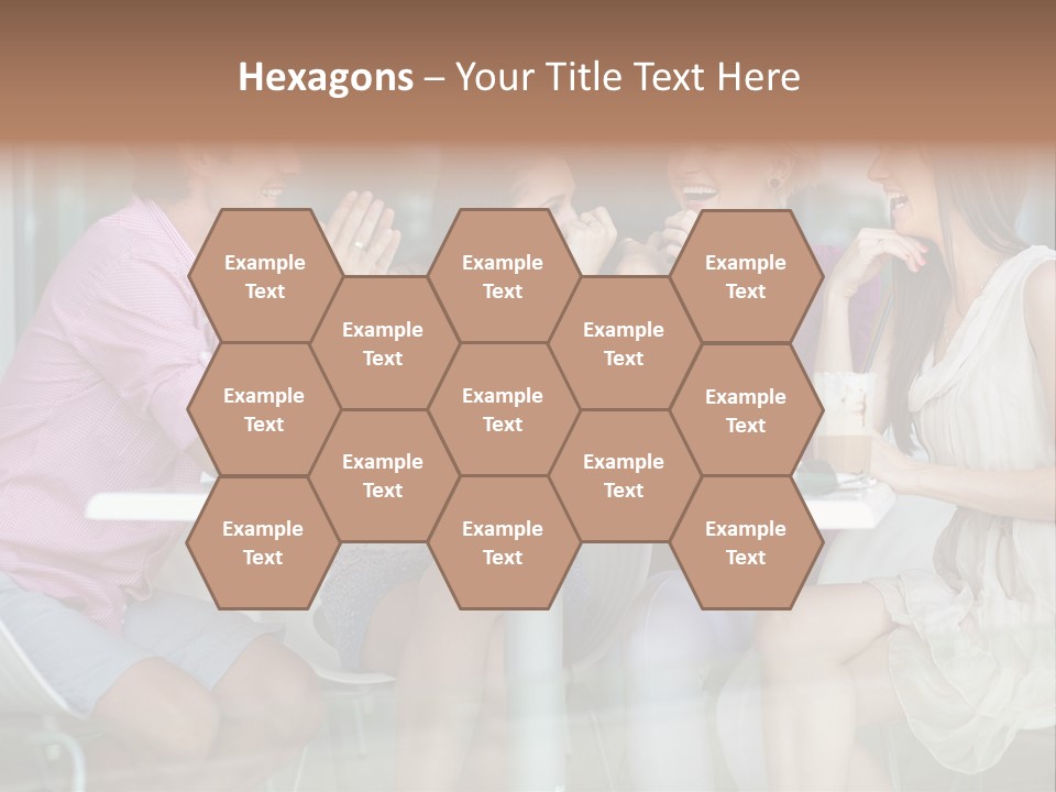 Drink Cafe Clothing PowerPoint Template