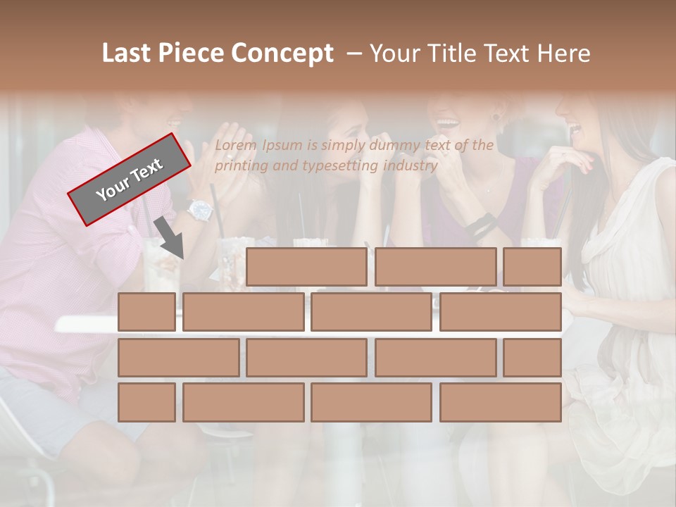 Drink Cafe Clothing PowerPoint Template