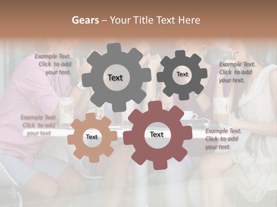 Drink Cafe Clothing PowerPoint Template