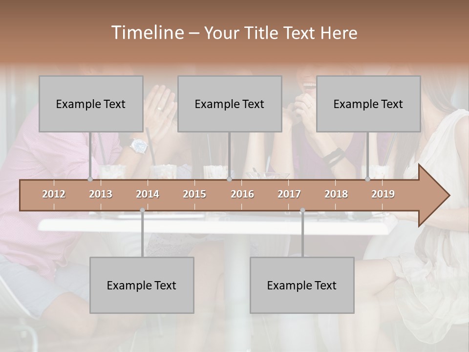 Drink Cafe Clothing PowerPoint Template