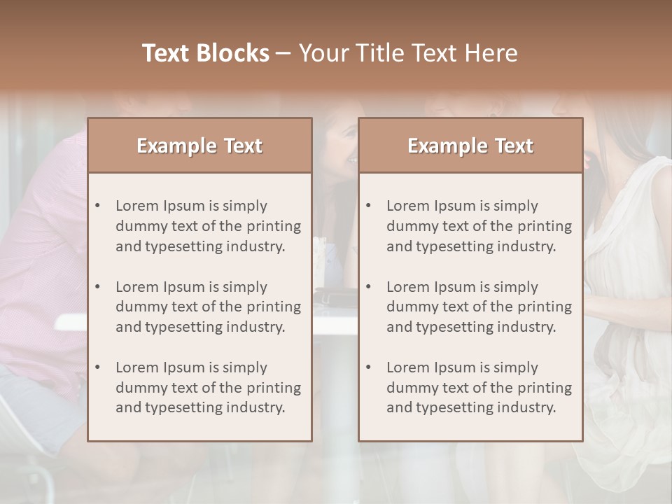Drink Cafe Clothing PowerPoint Template