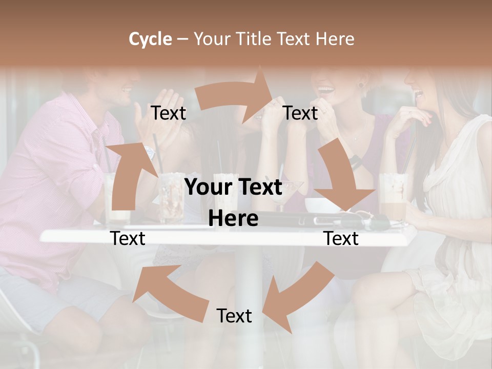 Drink Cafe Clothing PowerPoint Template