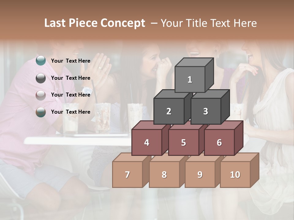 Drink Cafe Clothing PowerPoint Template