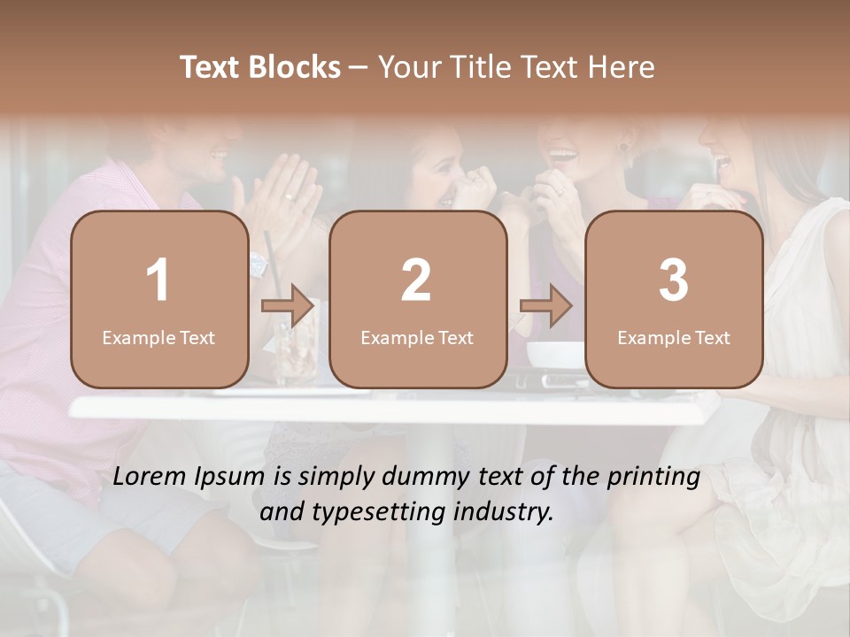 Drink Cafe Clothing PowerPoint Template