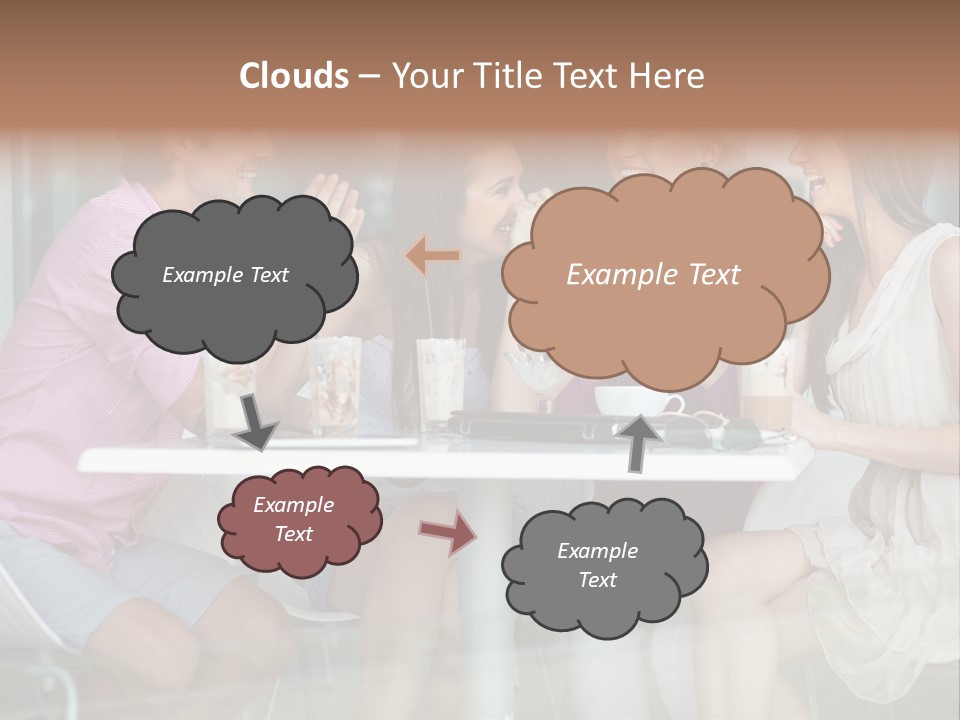 Drink Cafe Clothing PowerPoint Template