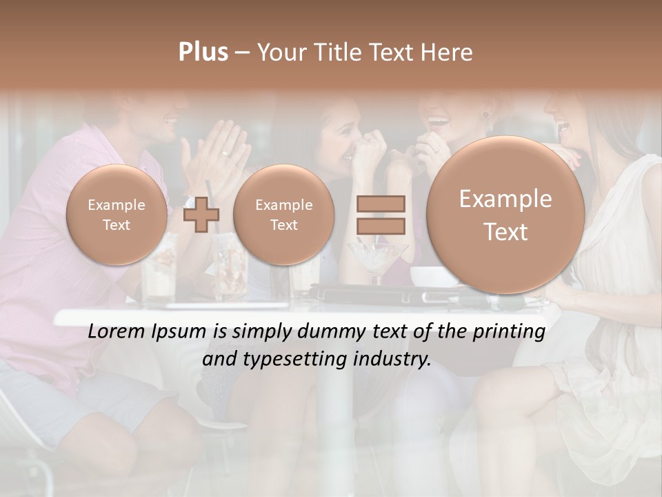 Drink Cafe Clothing PowerPoint Template