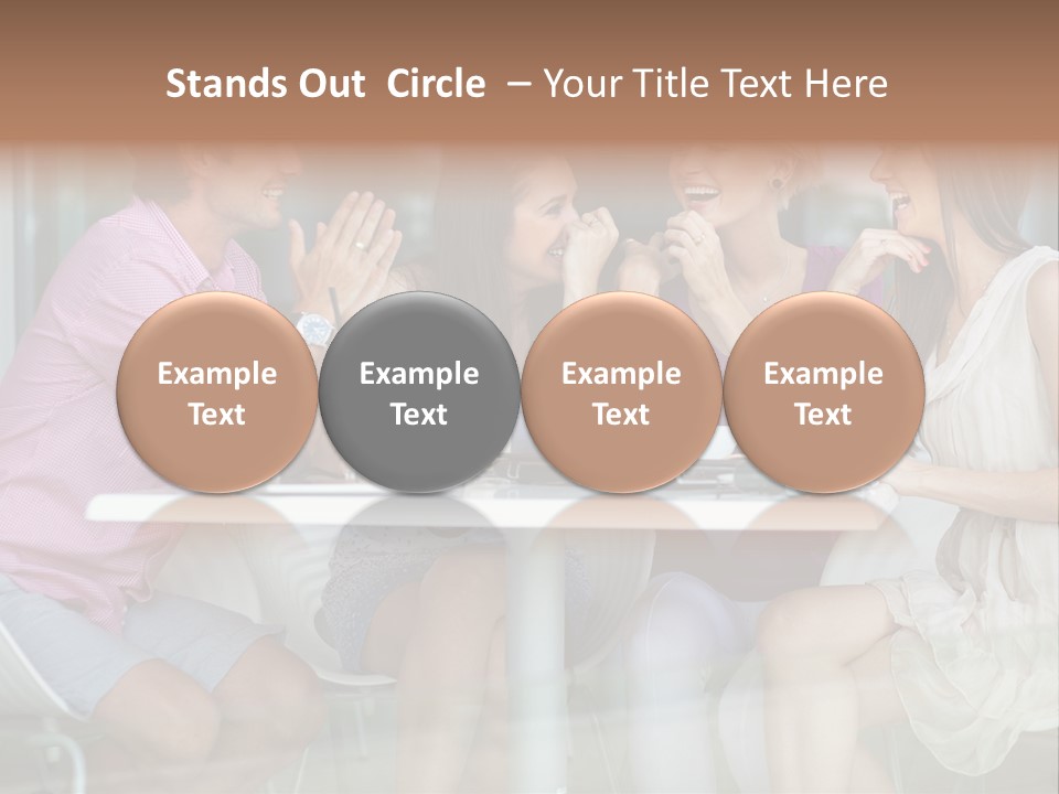 Drink Cafe Clothing PowerPoint Template