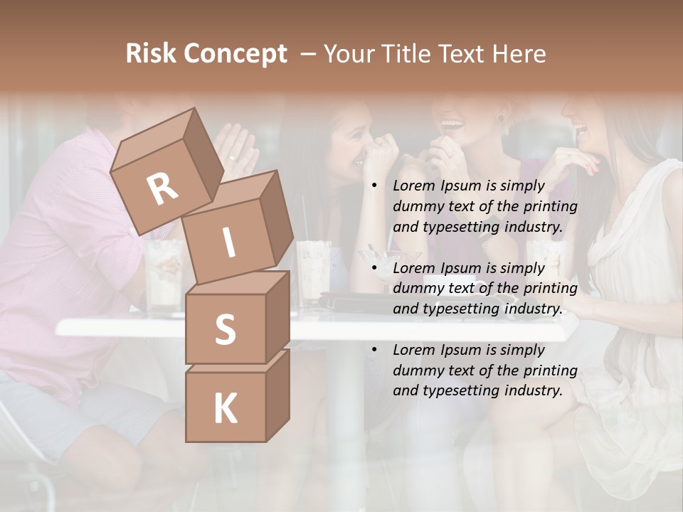 Drink Cafe Clothing PowerPoint Template