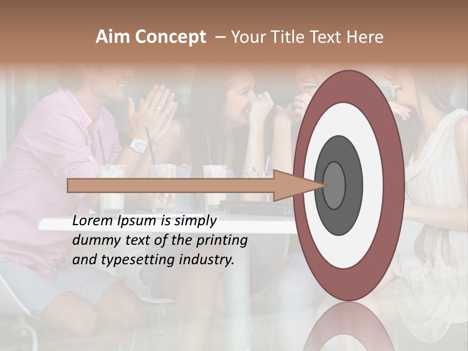 Drink Cafe Clothing PowerPoint Template