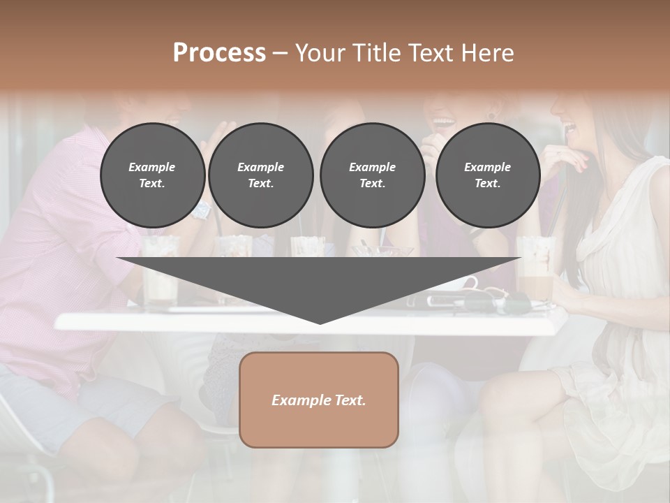 Drink Cafe Clothing PowerPoint Template