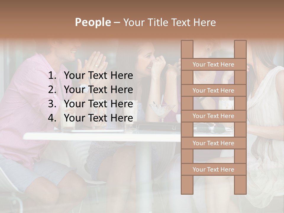 Drink Cafe Clothing PowerPoint Template
