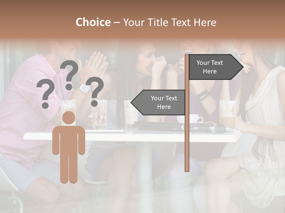 Drink Cafe Clothing PowerPoint Template