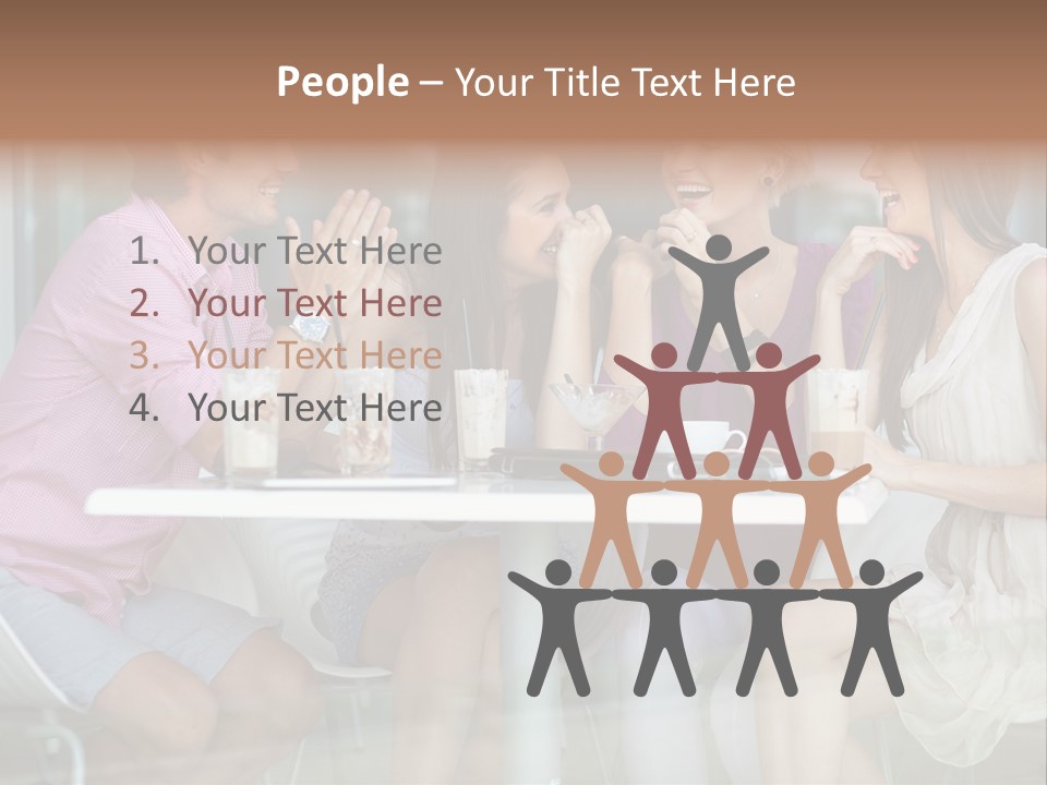 Drink Cafe Clothing PowerPoint Template